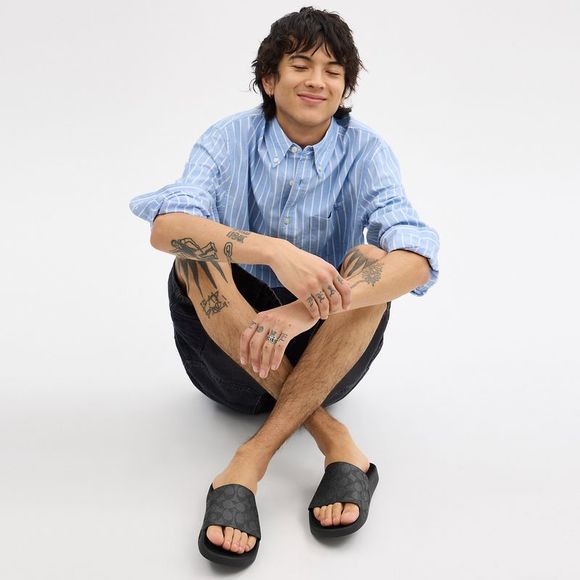 NWT Coach Outlet Slide In Signature Canvas - Picture 4 of 5